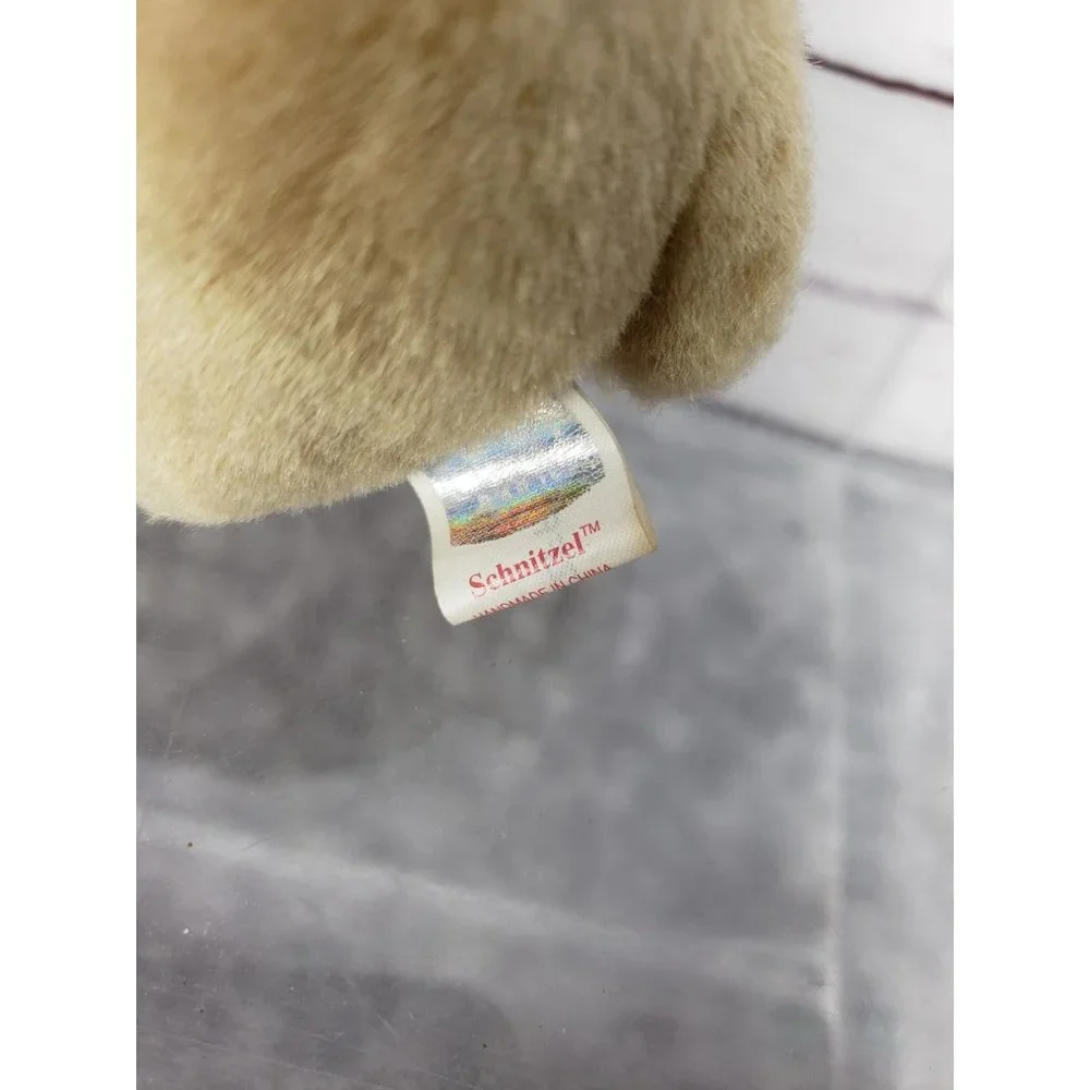 TY Beanie Baby Schnauzer Dog Schnitzel Dog‎ Retired 2002 Collectable NO TAGS